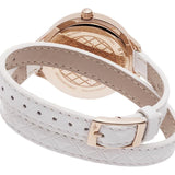 Stuhrling 658 03 Vogue Analog Quartz Double Wrap Leather Strap Womens Watch