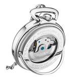 Stuhrling Original 991 01 Modena Mechanical Automatic Skeleton Mens Pocket Watch