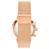 Stuhrling 3911 5 Monaco Essex Quartz Chronograph Stainless Steel Mesh Mens Watch