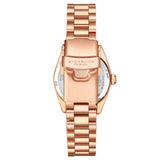 Stuhrling Original 3936 4 Quartz Date Crystal Accented Link Bracelet Womens Watch