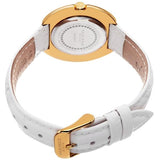 Akribos XXIV AK876WTG Diamond Marker Mother of Pearl Dial White Womens Watch