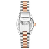Stuhrling Original 3936 5 Quartz Date Crystal Accented Link Bracelet Womens Watch
