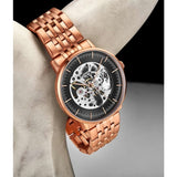 Stuhrling Original 3994 3 Automatic Skeleton Stainless Steel Mens Watch