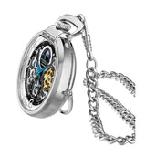Stuhrling Original 991 01 Modena Mechanical Automatic Skeleton Mens Pocket Watch