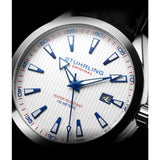Stuhrling 3953 3 Symphony Quartz Date Stainless Steel Bracelet Mens Watch