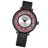 Stuhrling 793A 06 Vogue Analog Crystal Accented Quartz Pink Womens Watch