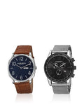 Akribos XXIV AK885SSB Swiss Quartz Chronograph Tachymeter Date Mens Watch Set