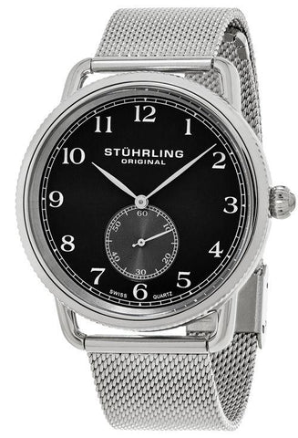 Stuhrling Original 207M 02 Classique  Quartz Mesh Bracelet Mens Watch