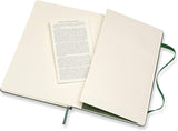 Moleskine Classic Notebook, Hard Cover, Large (5" x 8.25") Plain/Blank, Myrtle Green, 240 Pages