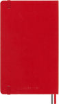 Moleskine Classic Expanded Notebook Hard Cover Large Ruled/Lined Red 400 Pages