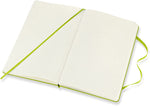 Moleskine Classic Notebook, Hard Cover, Large (5" x 8.25") Ruled/Lined, Lemon Green, 240 Pages