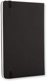 Moleskine Classic Notebook, Hard Cover, Large (5" x 8.25") Plain/Blank, Black, 240 Pages