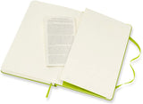 Moleskine Classic Notebook, Hard Cover, Large (5" x 8.25") Ruled/Lined, Lemon Green, 240 Pages