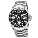 Stuhrling 842.02 842 02  Quartz Regatta Aquadiver Date Black Mens Watch