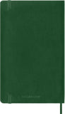 Moleskine Classic Notebook Soft Cover Large (5" x 8.25") Ruled Green 192 Pages