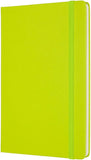 Moleskine Classic Notebook, Hard Cover, Large (5" x 8.25") Ruled/Lined, Lemon Green, 240 Pages