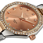 August Steiner AS8044TTR Diamond Swiss Bracelet Womens Watch