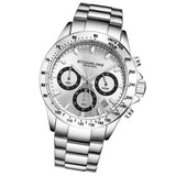 Stuhrling 3960 9 Quartz Chronograph Date Stainless Steel Bracelet Mens Watch