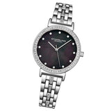 Stuhrling 3988 1 Symphony Crystal Accented Mother of Pearl Womens Watch