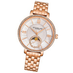 Stuhrling Original 4038 2 Quartz Classic Stainless Steel Mother of Pearl Womens Watch