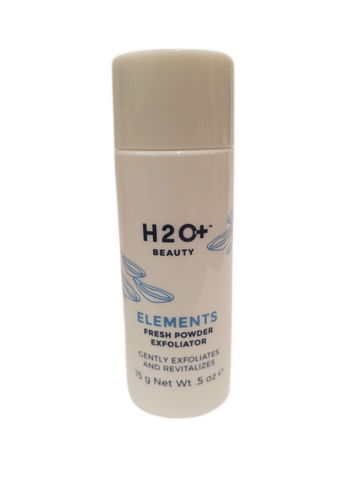 H2O Beauty Elements Fresh Powder Exfoliator Revitalizes 15g .5oz Not In Box