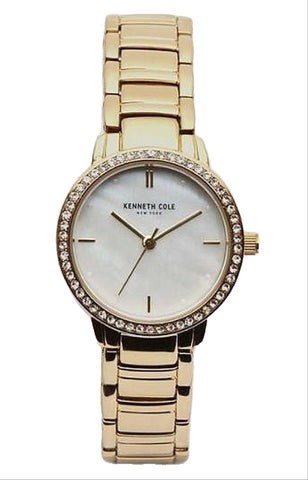 Kenneth Cole KC50047002 Crystal Accented Quartz Stainless Steel Womens Watch