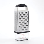 OXO Good Grips Box Grater Stainless Steel Grates Slices with Container