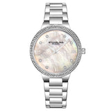 Stuhrling 3907 1 Symphony Quartz Crystal Accented Bracelet Womens Watch