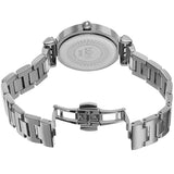 Burgi BUR082SS Analog Display Swiss Quartz Date Baguette Bracelet Womens Watch