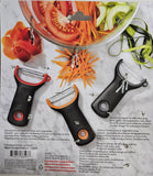 OXO Good Grips 3 Piece Y Peeler Set Straight Julienne Serrated Peelers