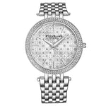 Stuhrling 3962 1 Symphony Quartz Crystal Accented Stainless Steel Womens Watch
