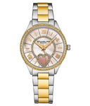 Stuhrling Original 4019 4 Saylor Mother of Pearl Quartz Two Tone Womens Watch