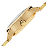 August Steiner CN011YG Wheat Penny Coin Dial Bracelet Goldtone Womens Watch