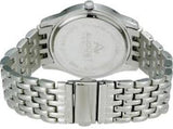 August Steiner CN004S Round Kennedy Half Dollar Silver-tone Bracelet Mens Watch