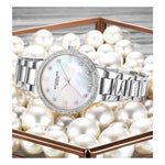 Stuhrling 3907 1 Symphony Quartz Crystal Accented Bracelet Womens Watch