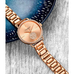 Stuhrling 3909 3 Vogue Quartz Crystal Accented Bracelet Womens Watch