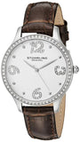 Stuhrling 560.01 Chic 560 01 Vogue Crystal Accented Quartz Leather Womens Watch