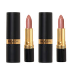 Revlon Super Lustrous Lipstick Matte 013 Smoked Peach with Vitamin E & Avocado Oil 2 Pack