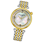 Stuhrling 3999 2 Symphony Mother of Pearl Crystal Accented Quartz Womens Watch