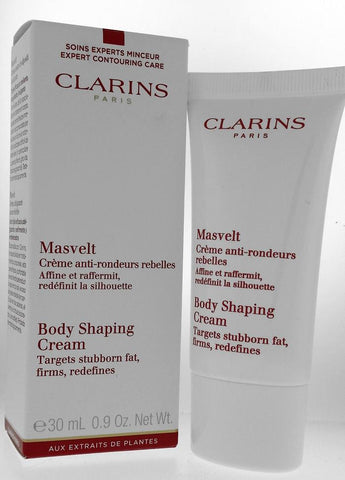 Clarins Masvelt Body Shaping Cream Target Stubborn Curves Travel Size 30ml