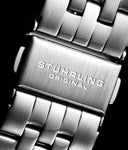 Stuhrling  4031 2 Atrium Automatic Skeleton Bracelet Mens Watch