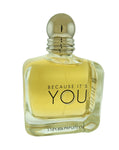 Emporio Armani Because Its You Eau De Parfum Pour Femme 3.4oz 100ml Not In Box