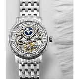 Stuhrling 3922 1 Special Reserve Automatic Dual Time Stainless Steel Mens Watch