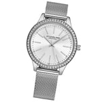 Stuhrling Original 4044 1 Quartz Classic Stainless Steel Mesh Bracelet Womens Watch