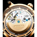 Stuhrling 371B 04 Luciano Automatic Skeleton Dual Time AM/PM Bracelet Mens Watch