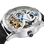 Stuhrling Original 571 33152 Tempest II Automatic Skeleton Dual Time Mens Watch