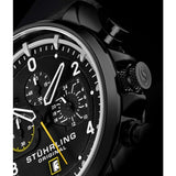 Stuhrling Original 929 05 Chronograph Date Quartz Black Leather Mens Watch