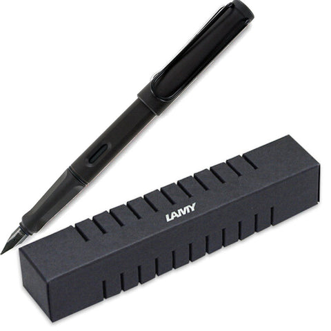 Lamy Safari Fountain Pen Charcoal Ex-Fine L17EF with Gift Box