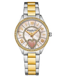 Stuhrling Original 4019 4 Saylor Mother of Pearl Quartz Two Tone Womens Watch