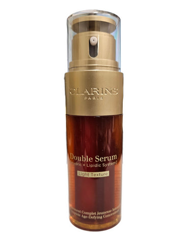 Clarins Paris Double Serum Light Texture Smoothing Anti Age Concentrate 1.6oz 50ml